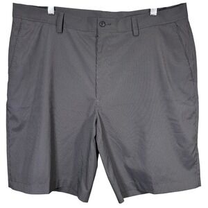 PGA Tour Pro Series Mens‎ Size 38 Gray Pinstripe Golf Shorts Comfort Lightweight